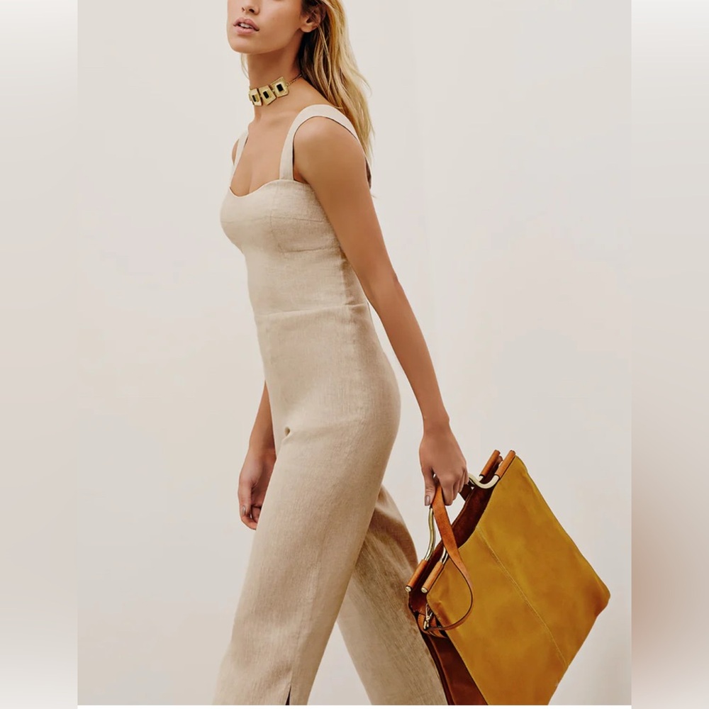 Vix Cream Jumpsuit